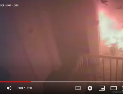 Video of a recent lithium battery scooter fire shared by London Fire Brigade